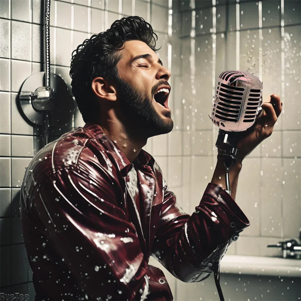 Microphone Showerhead - Leak-Free & Fun