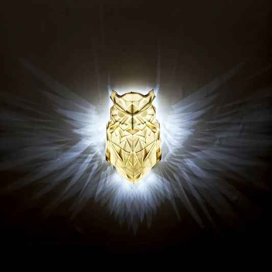 3D Animal Wall Lamp - Owl & Eagle