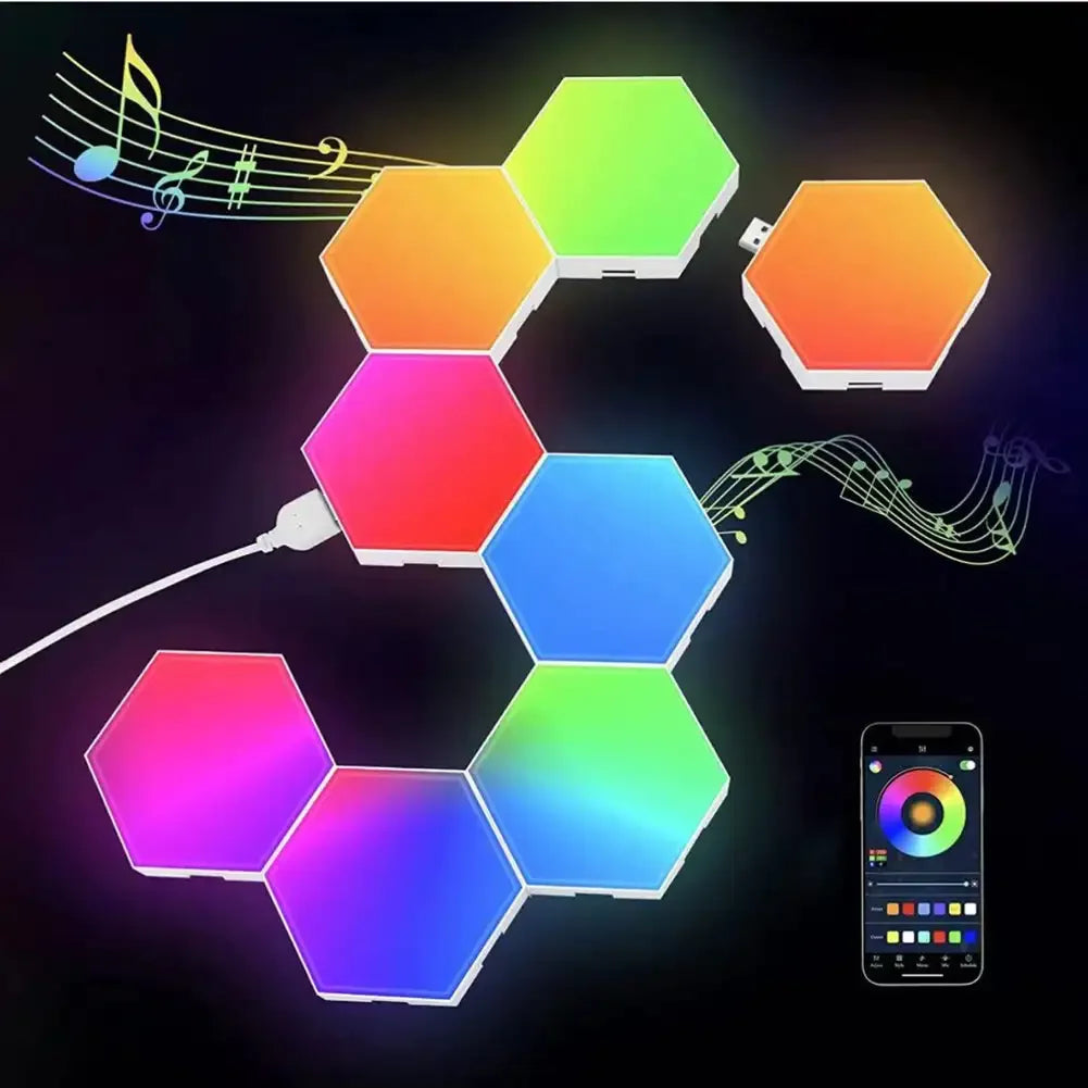 RGB HexaGlow Lamp Set