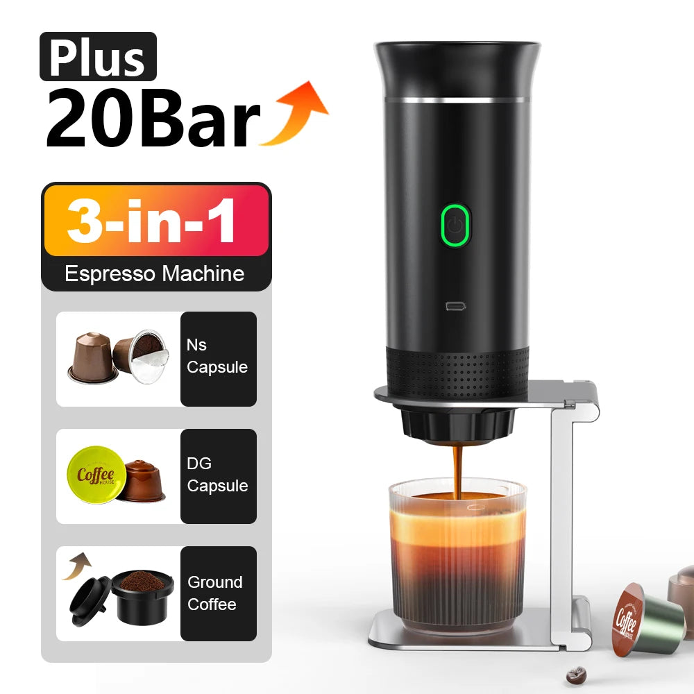 3-in-1 Portable Espresso Maker