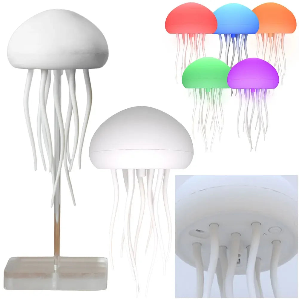 RGB Jellyfish Night Light with Voice Control