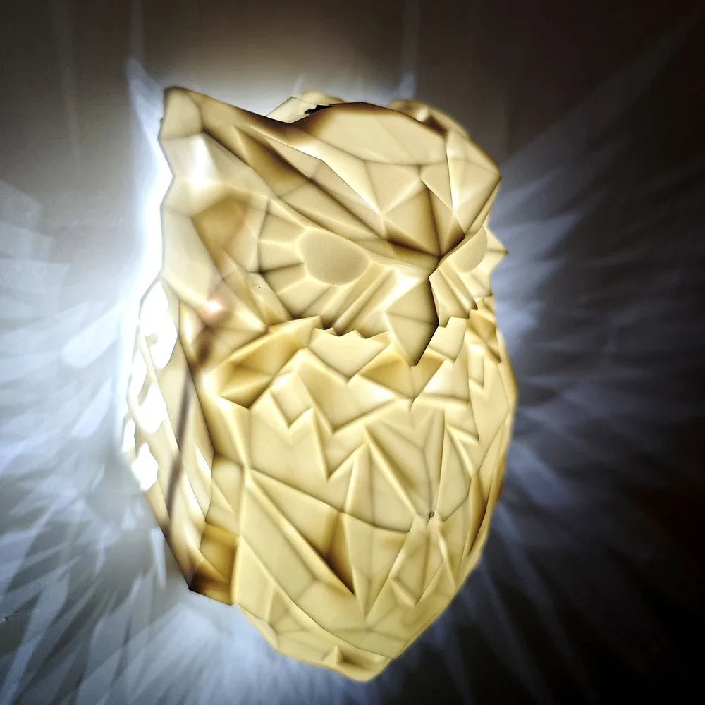 3D Animal Wall Lamp - Owl & Eagle